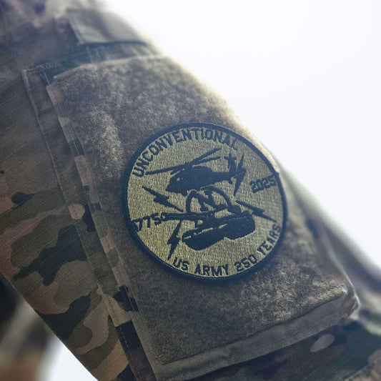 Unconventional Newsweek Army 250th Anniversary Patch