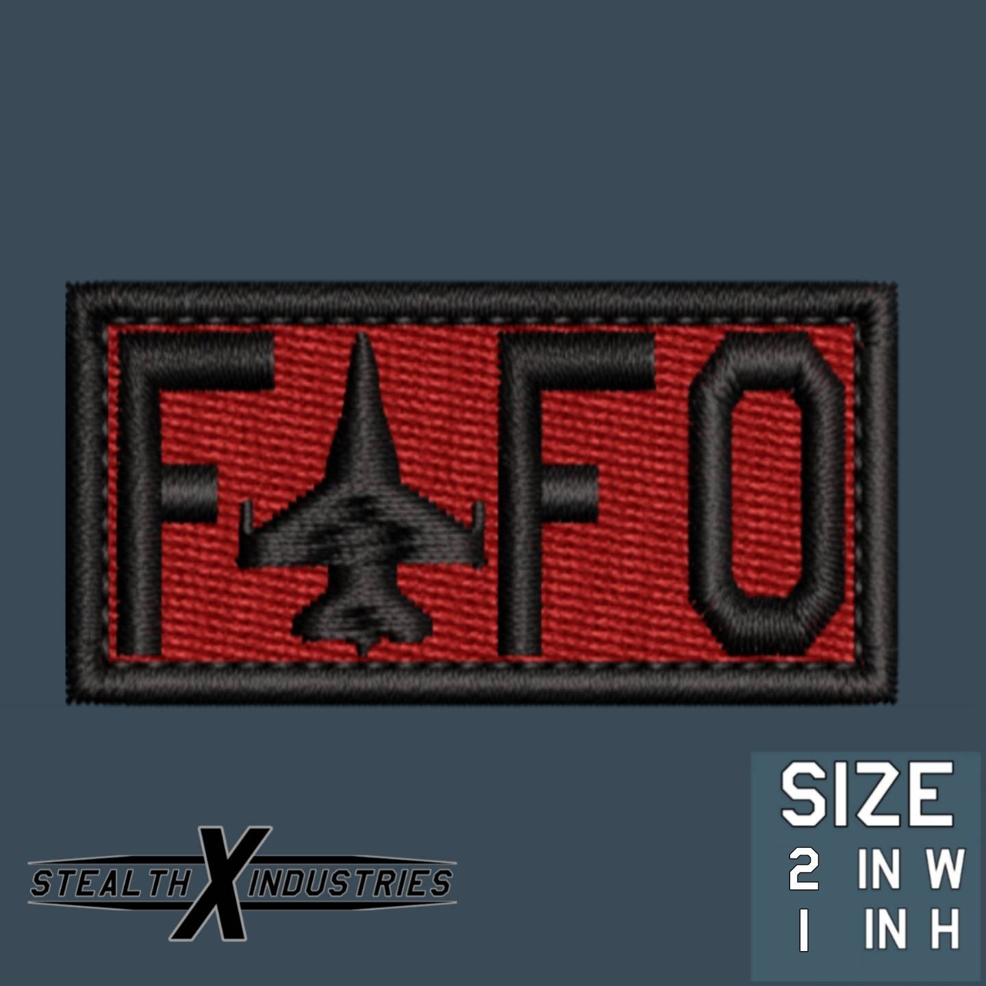 FAFO F-16 Pen Tab Patch